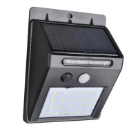 20 Led Solar Powered  Wall Lights Outdoor